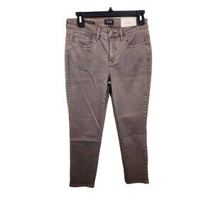 NYDJ Jeans Women's Size 2P Alina Legging Ankle Deep Taupe Stretch Lift Tuck (23)